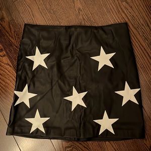 Polly | Faux Leather Skirt | Size 2